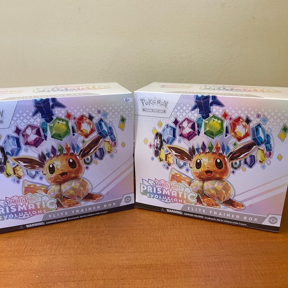 Brand New Pokemon Prismatic Evolutions Elite Trainer Box Set ETB